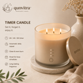 Qunvitra™ AutoGlow Smart Timer Candle